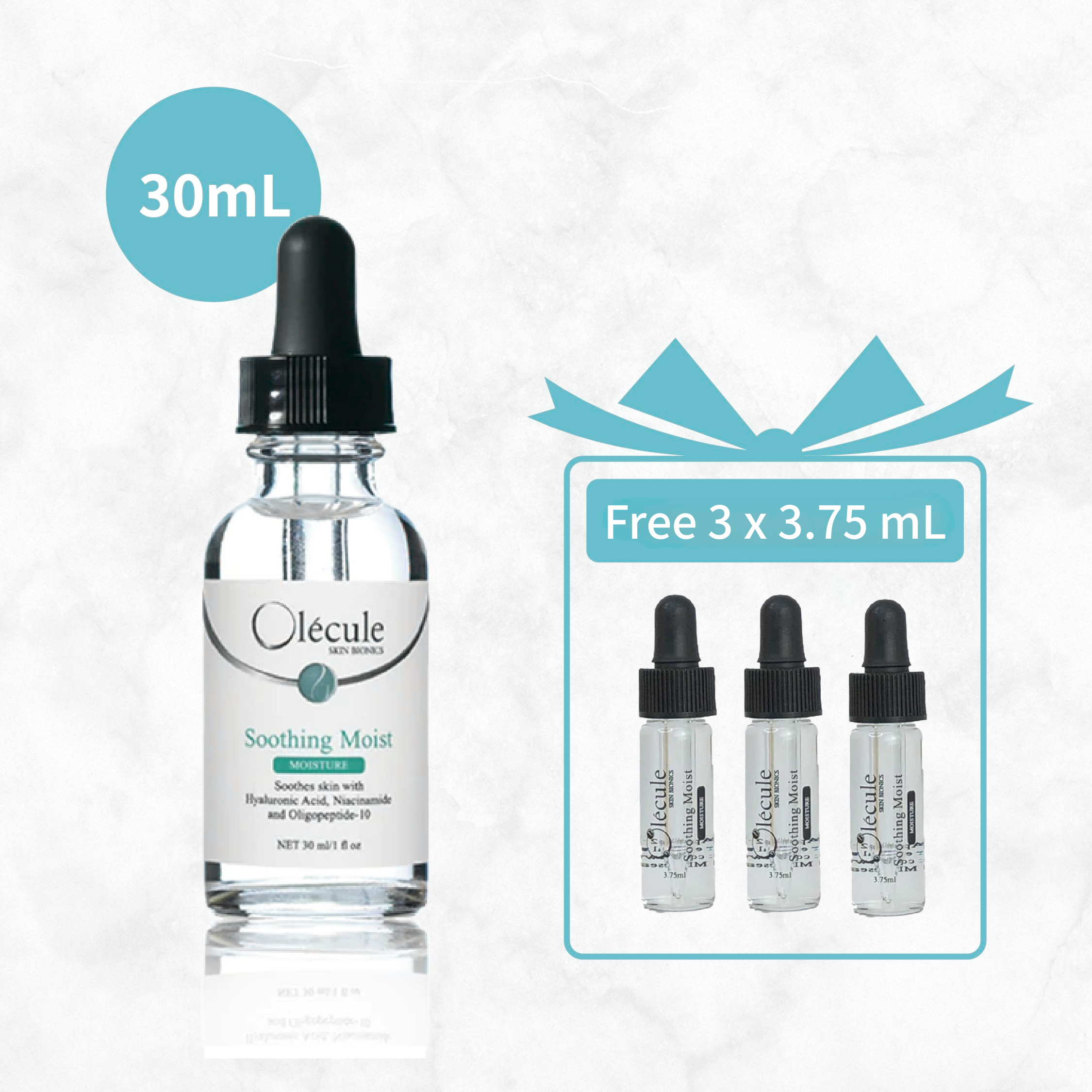 Olecule Soothing Moist 30mL free 11mL | Elegant Beauty | Olecule