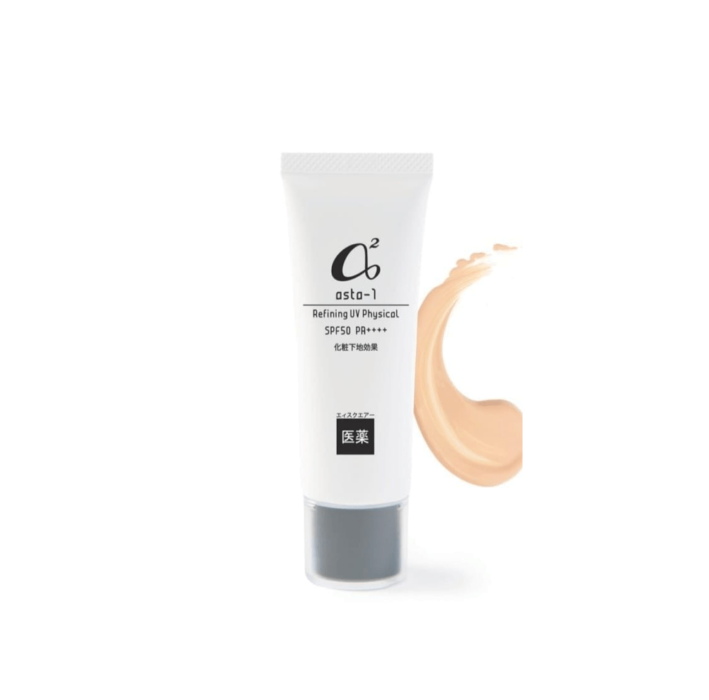 а² Pharmaceutical asta - 1® Refining UV Physical SPF50 PA++++ - Elegant Beauty - a2 Pharmaceutical