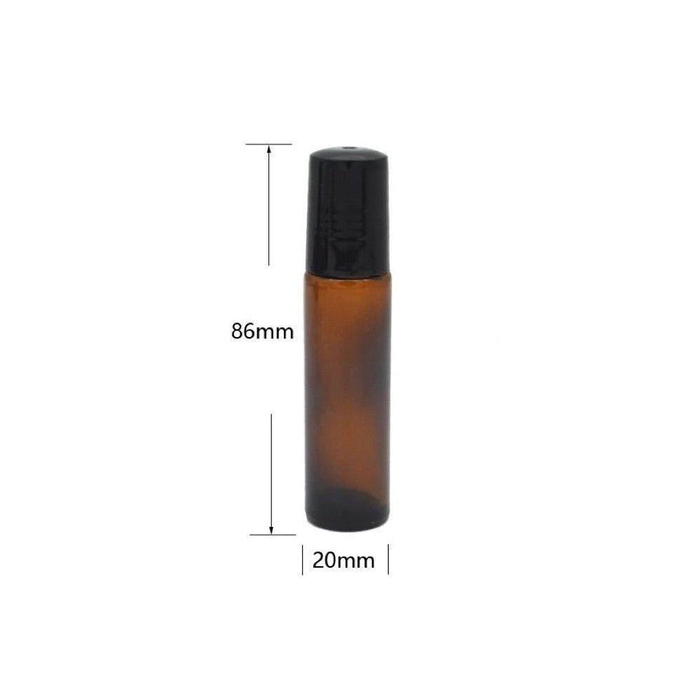 Glass Bottle with Stainless Steel Roller Ball - Elegant Beauty - Accessories