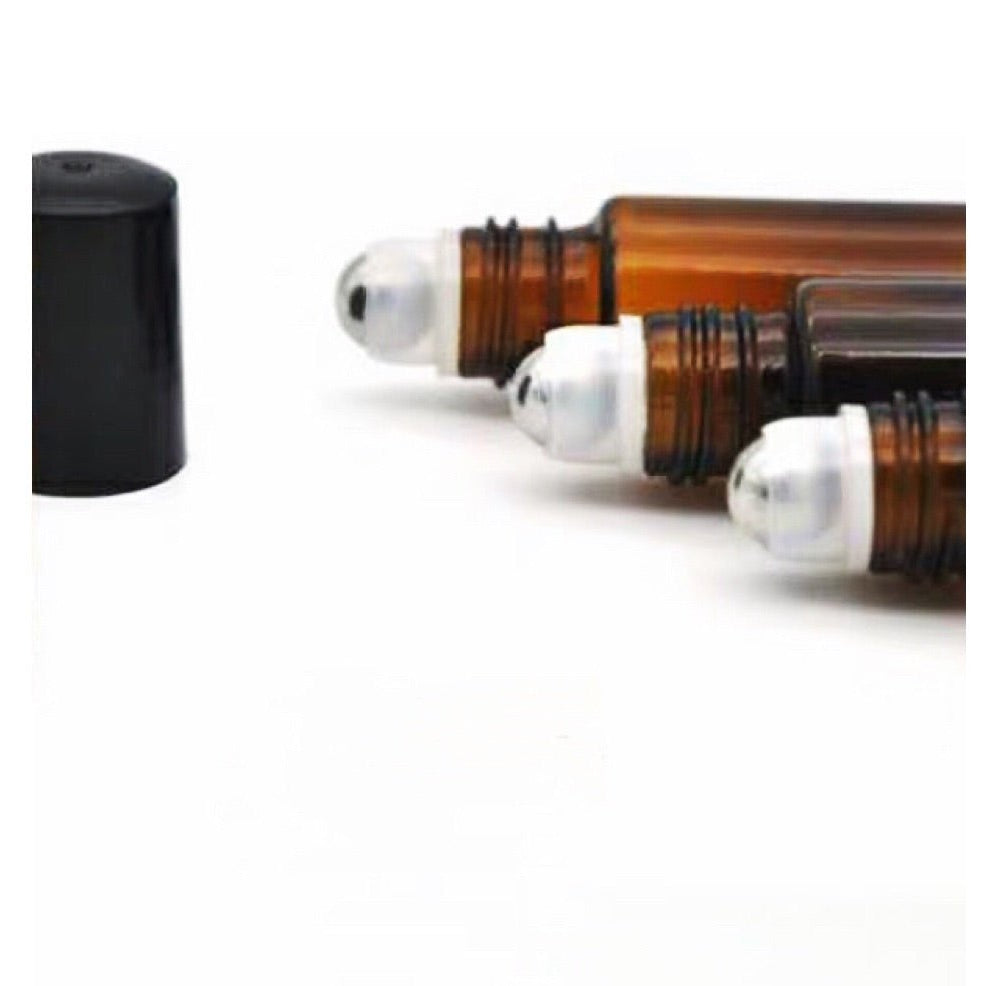 Glass Bottle with Stainless Steel Roller Ball - Elegant Beauty - Accessories