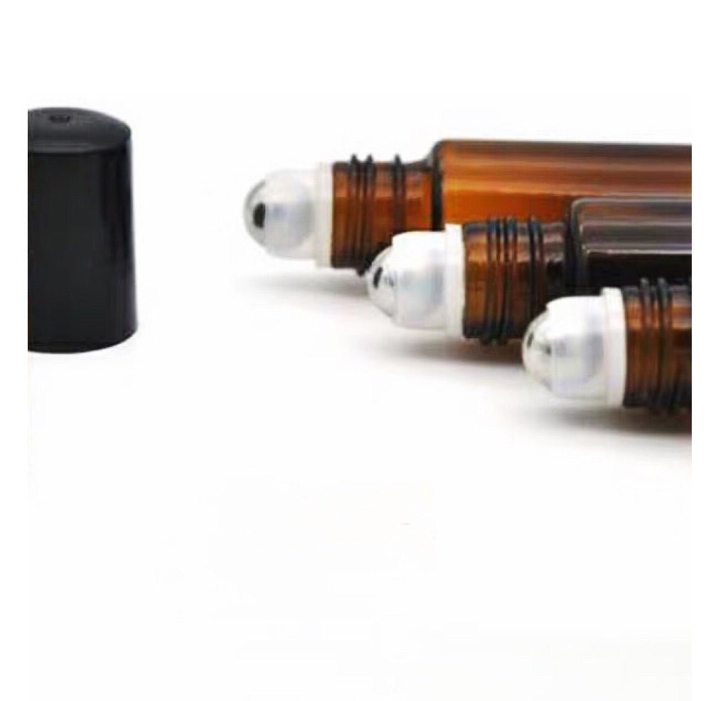 Glass Bottle with Stainless Steel Roller Ball - Elegant Beauty - Accessories