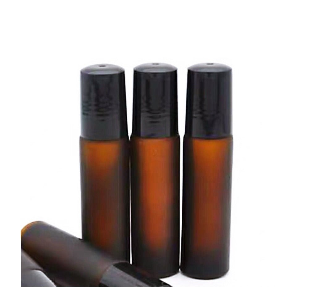 Glass Bottle with Stainless Steel Roller Ball - Elegant Beauty - Accessories