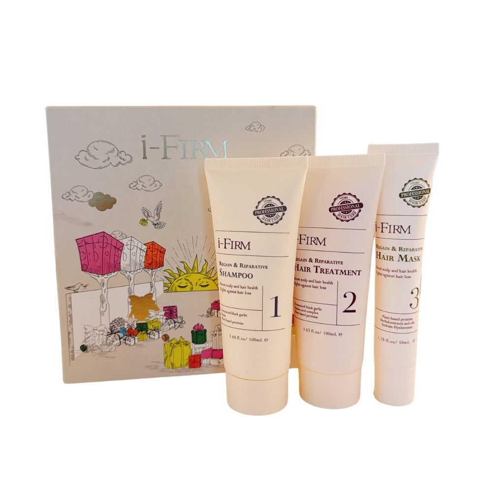 i-FIRM Regain & Reparative Hair Set (Travel Set) - Elegant Beauty-i-FIRM