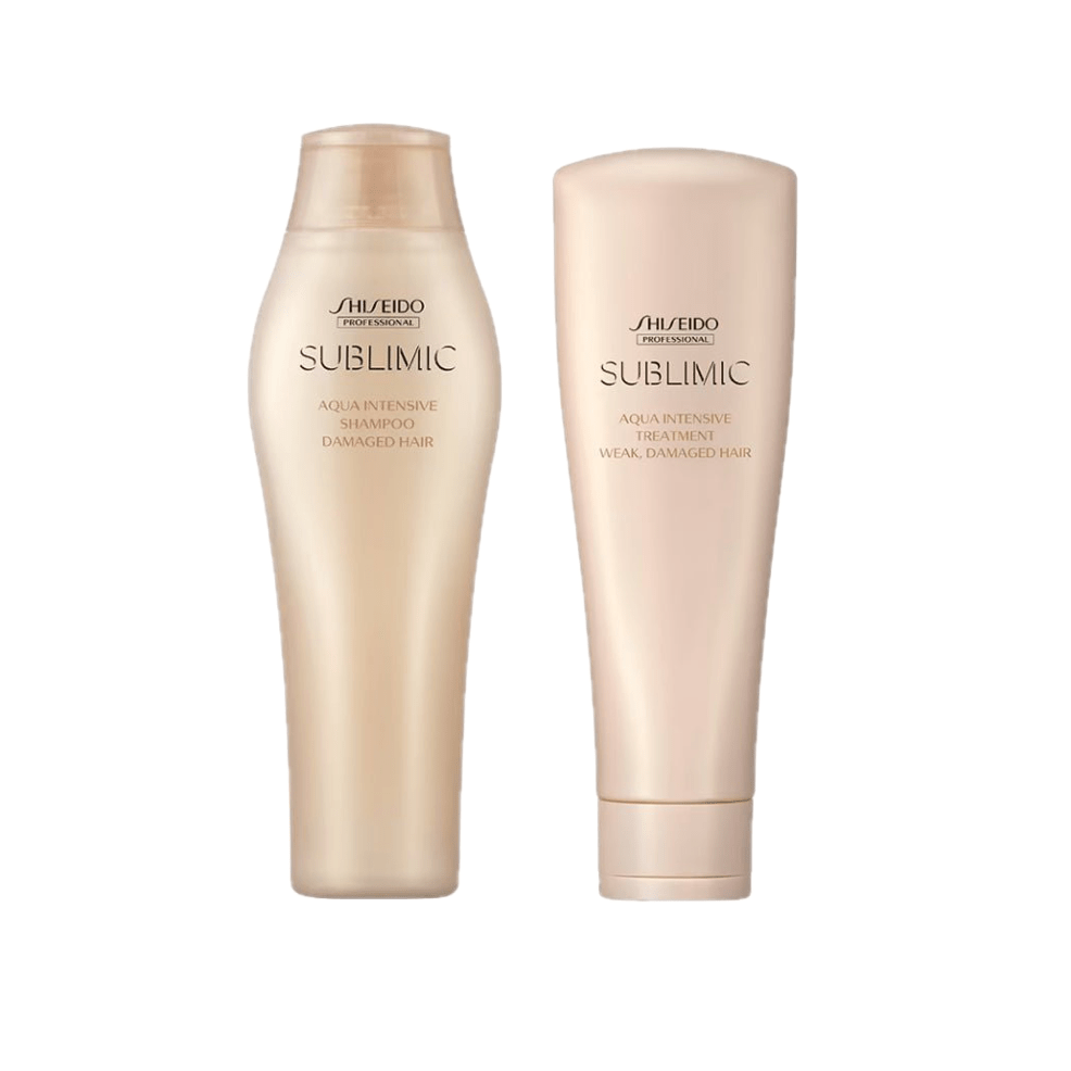 Shiseido Professional Aqua Intensive Shampoo 10mL + Treatment (Weak) 10g - Elegant Beauty - Shiseido