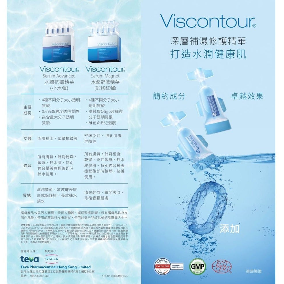 Viscontour Serum Advanced (1mLx30 x3) - Elegant Beauty-Viscontour