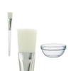 Brush & Glass Container - Elegant Beauty-Accessories
