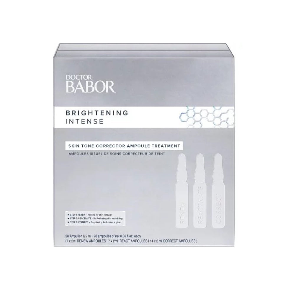 BABOR DOCTOR BABOR PRO BRIGHTENING INTENSE Skin Tone Corrector Ampoule Treatment 2mLx28 | Elegant Beauty