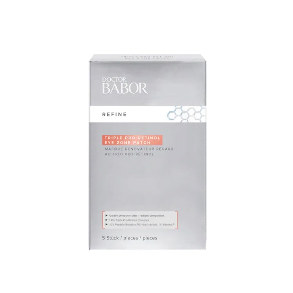 BABOR DOCTOR BABOR REFINE Triple Pro-Retinol Eye Zone Patch 5pcs | Elegant Beauty