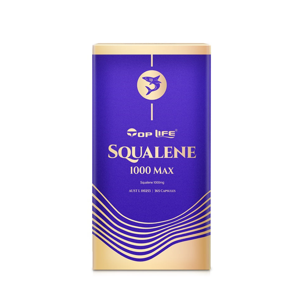 Top Life Squalene 1000Max 99.9% Pure 365caps | Elegant Beauty