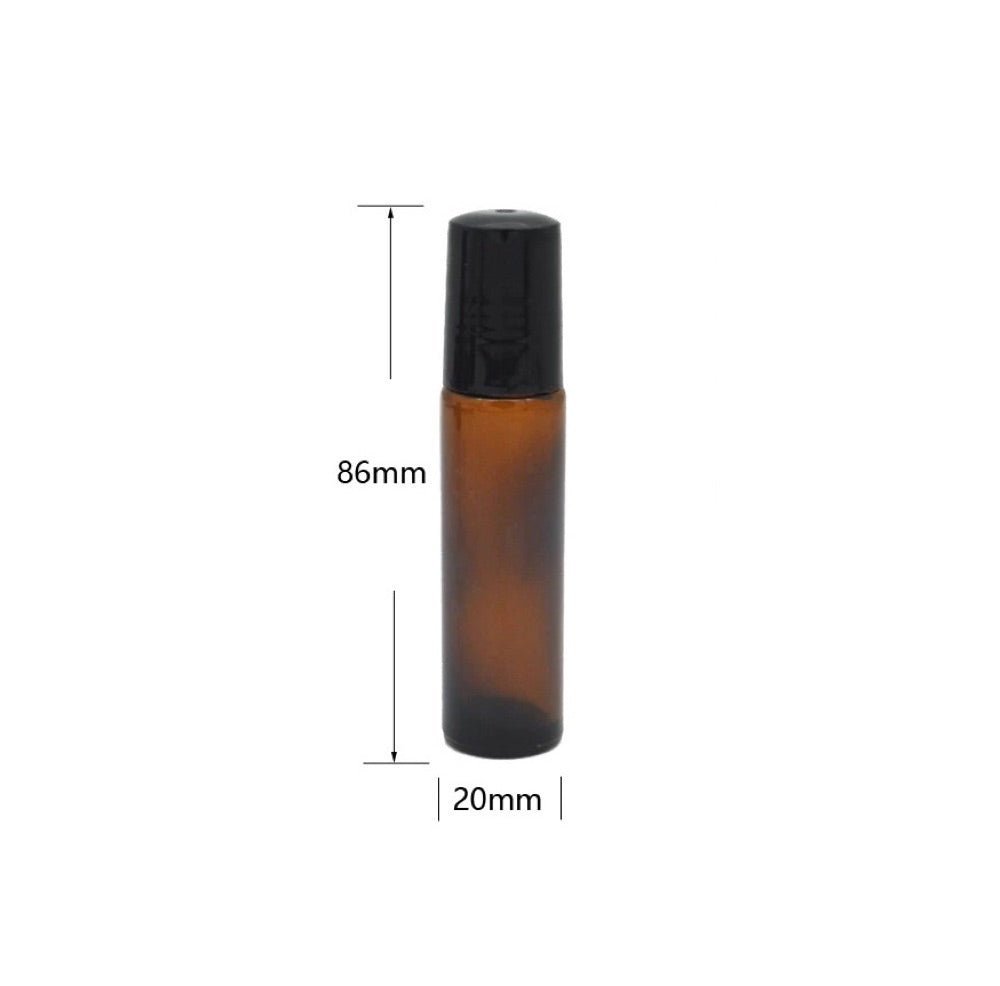 Glass Bottle with Stainless Steel Roller Ball - Elegant Beauty - Accessories
