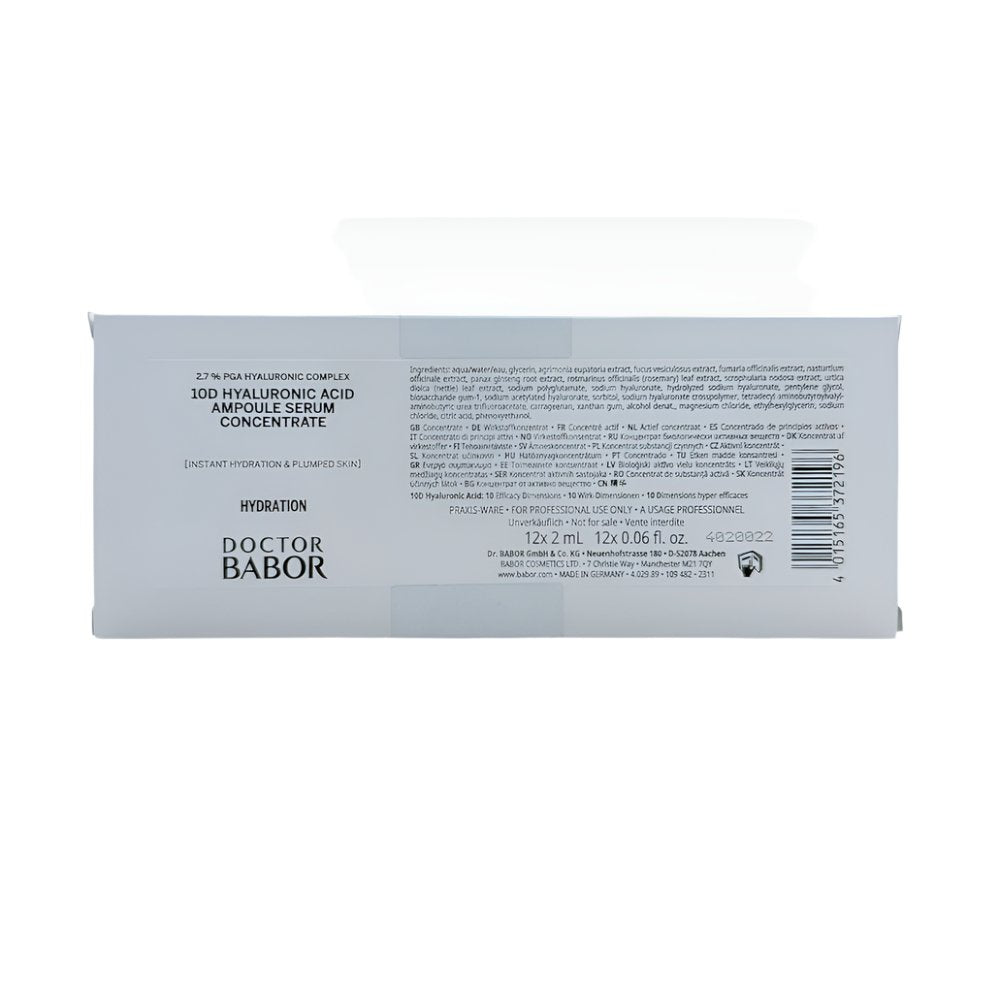 (Member Exclusive) BABOR DOCTOR BABOR 10D Hyaluronic Acid Ampoule Serum Concentrate - Elegant Beauty - Babor