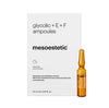 mesoestetic glycolic + E + F ampoules 2mL x 10 | Elegant Beauty
