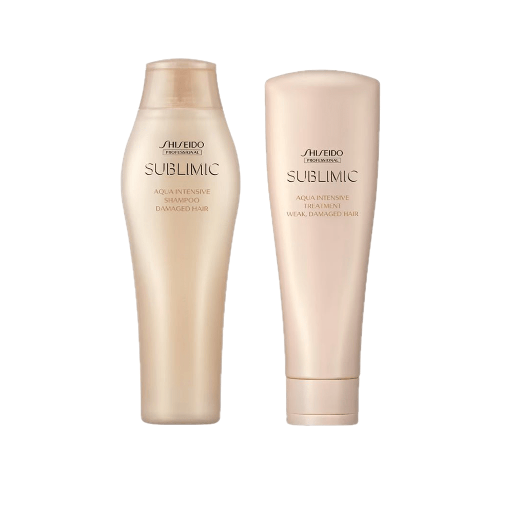 Shiseido Professional Aqua Intensive Shampoo 10mL + Treatment (Weak) 10g - Elegant Beauty - Shiseido