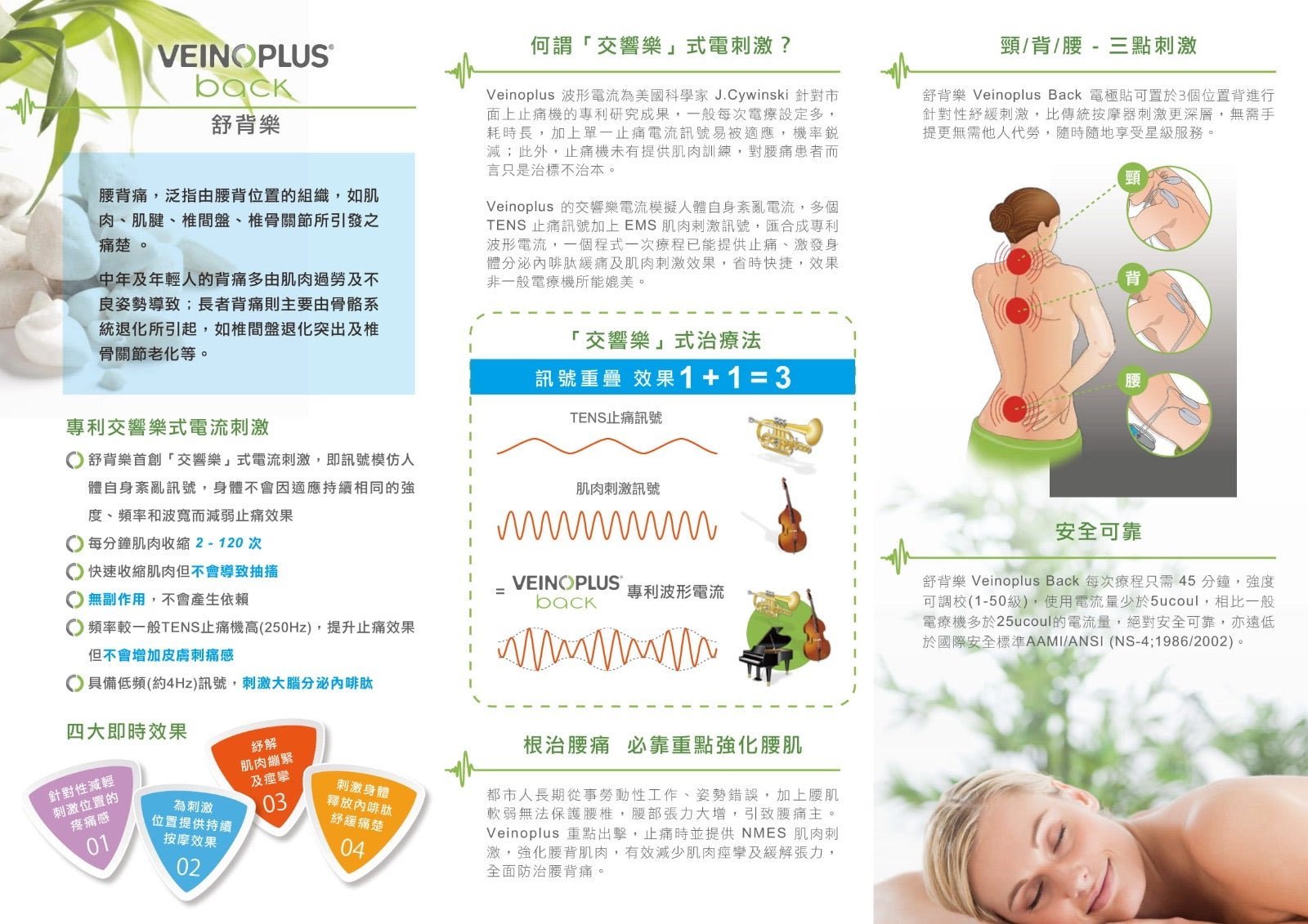 Veinoplus Back - Elegant Beauty - Veinoplus